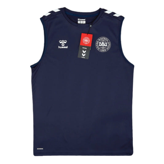 2024-2025 Denmark Sleeveless Training Jersey (Marine)_0