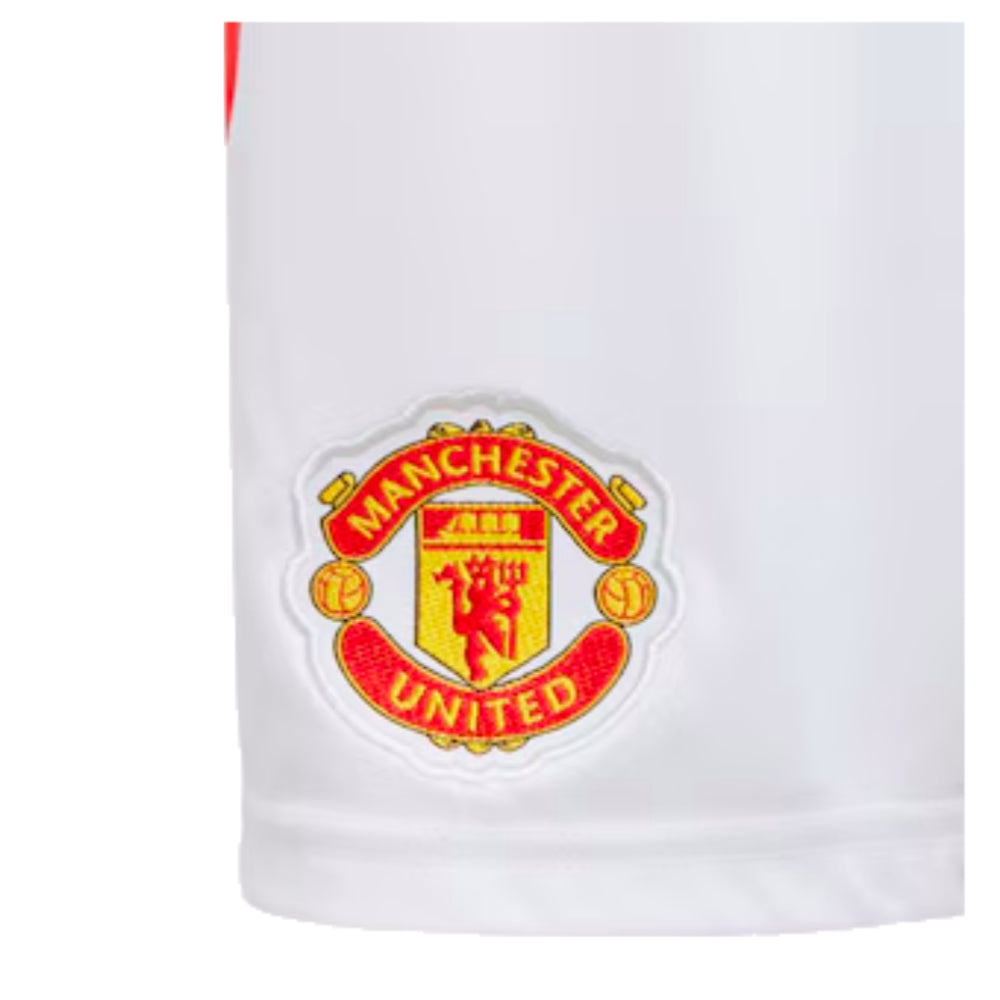 2024-2025 Man Utd Home Shorts (White) - Kids_1