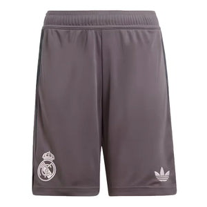 2024-2025 Real Madrid Third Shorts (Charcoal) - Kids_0
