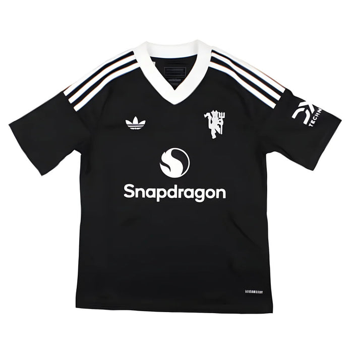 2024-2025 Man Utd Third Goalkeeper Shirt (Black) - Kids