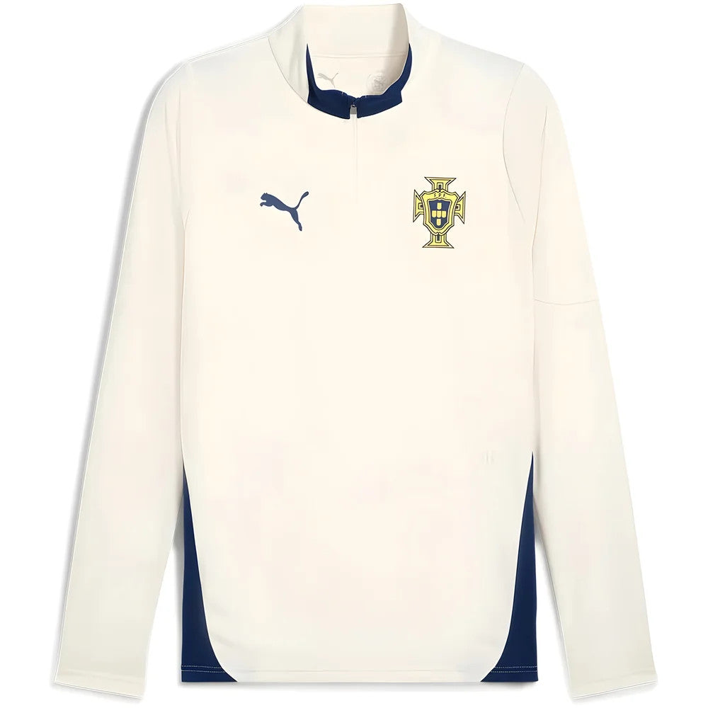 2025-2026 Portugal Training 1/4 Zip Top (Sugared Almond) - Kids_0