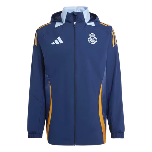 2024-2025 Real Madrid Allweather Jacket (Navy)_0