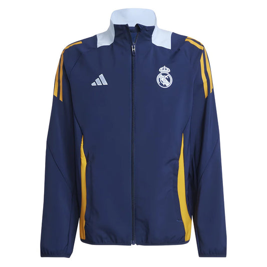 2024-2025 Real Madrid Presentation Jacket (Navy) - Kids_0