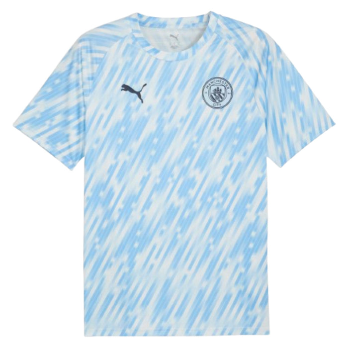 2025-2026 Man City Warm Up Jersey (Silver Sky)
