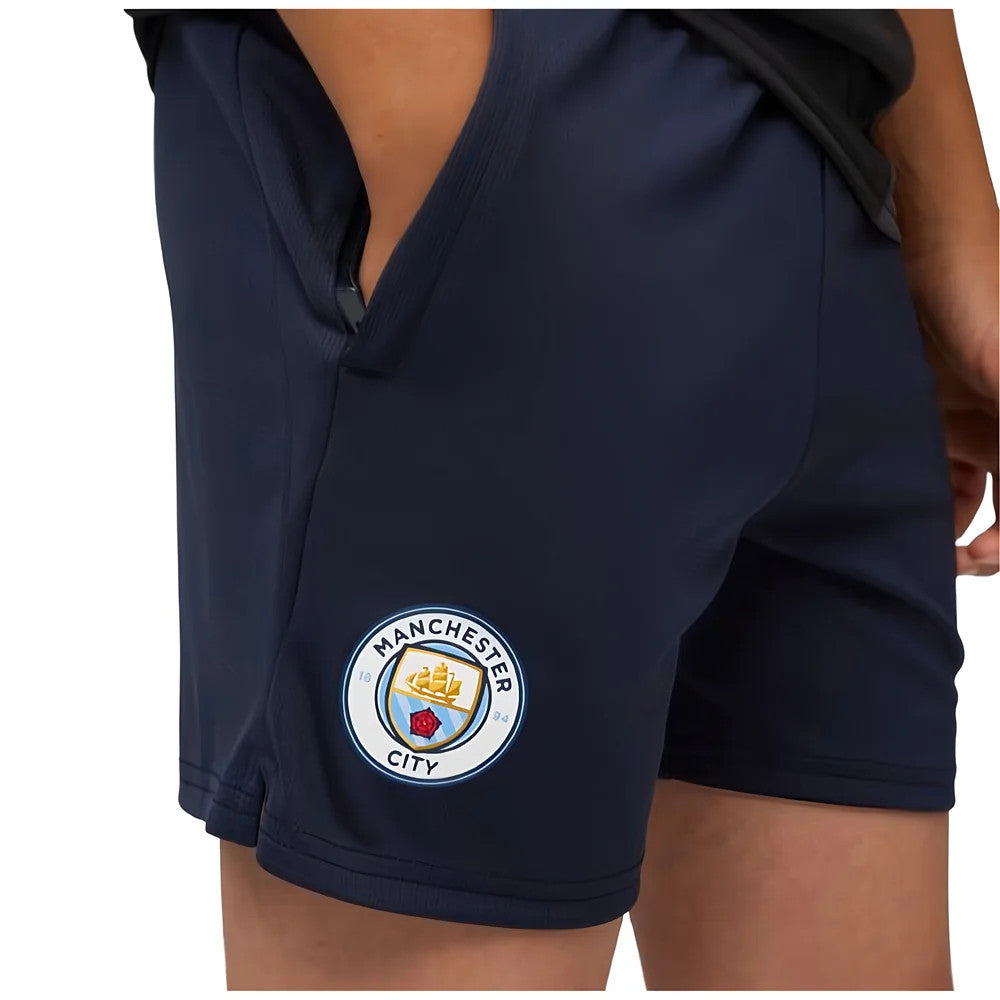 2025-2026 Man City Training Short w/pockets (Navy) - Kids_1