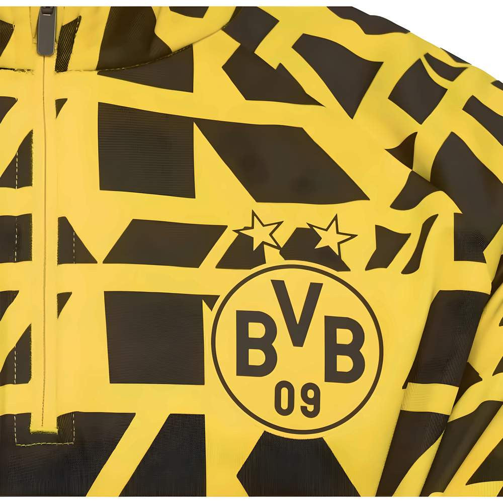 2025-2026 Borussia Dortmund Warm Up 1/4 Zip Top (Yellow)_2