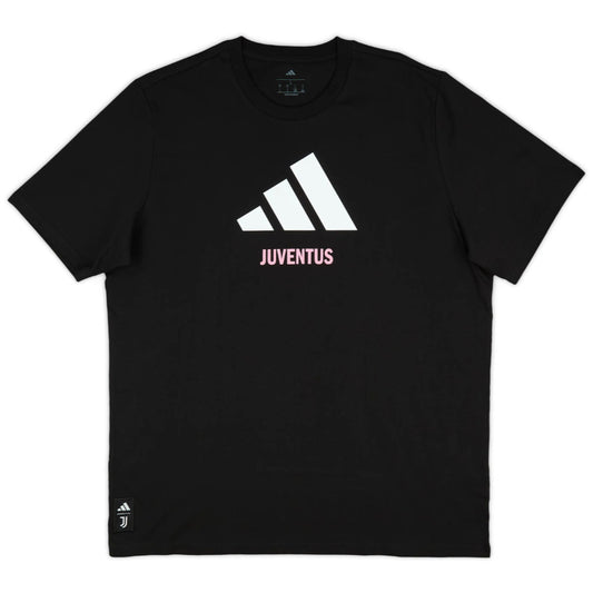 2025-2026 Juventus Seasonal Graphic Tee (Black)_0