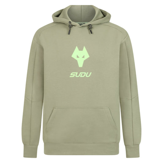 2025-2026 Wolves Players Travel Hoodie (Khaki)_0