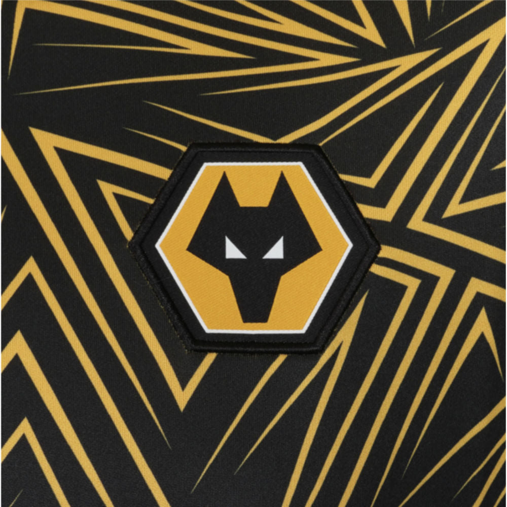 2025-2026 Wolves Home Pre-Match 1/4 Zip Top (Black)_1