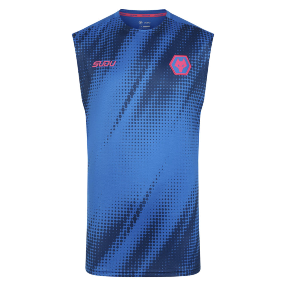 2025-2026 Wolves Players Training Vest (Lapis Blue)_0
