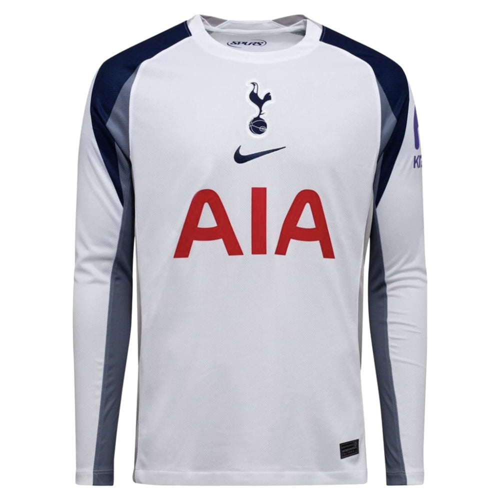 2025-2026 Tottenham Long Sleeve Home Shirt_0