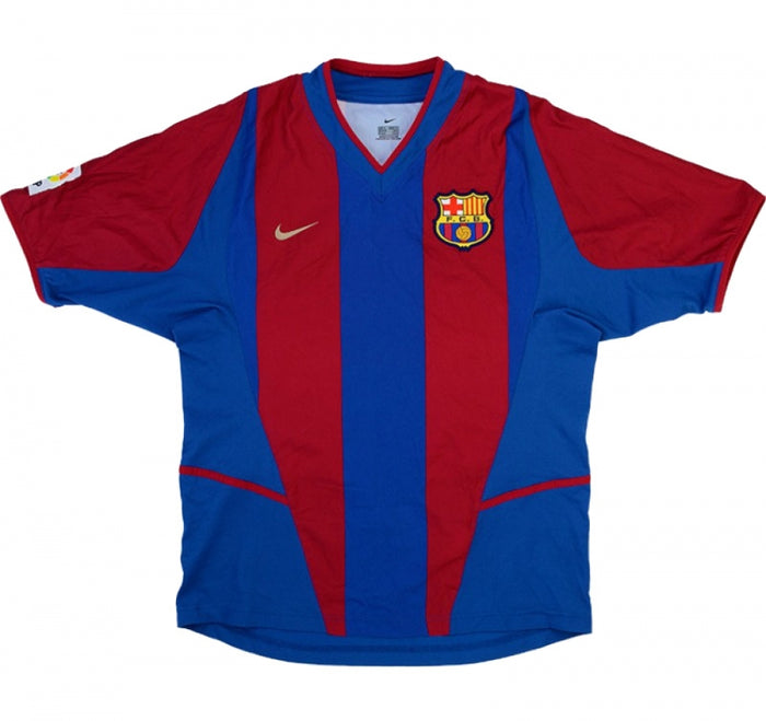 Barcelona 2002-03 Home Shirt ((Very Good) XL)