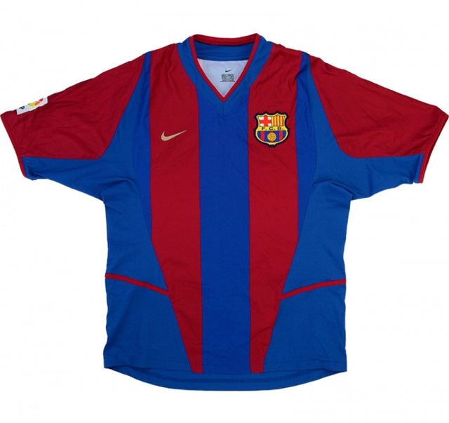 Barcelona 2002-03 Home Shirt (XL) (Excellent)_0
