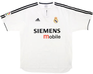 Real Madrid 2003-04 Home Shirt ((Good) M)_0