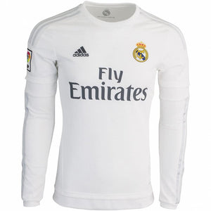 Real Madrid 2015-16 Long Sleeve Home Shirt ((Fair) XL)_0