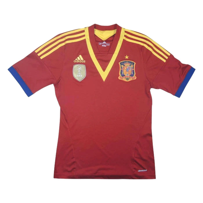 Spain 2013-14 Home Shirt (S) (Excellent)