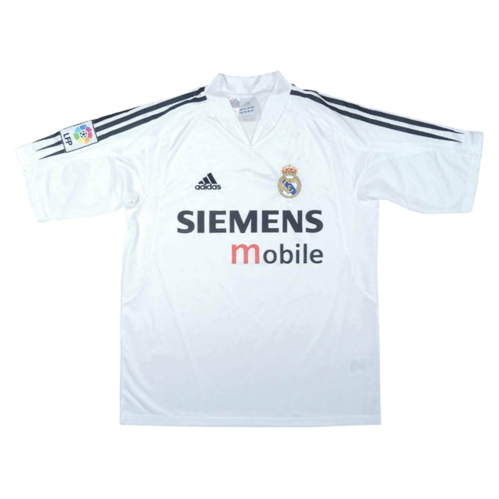 Real Madrid 2004-05 Home Shirt ((Excellent) S)