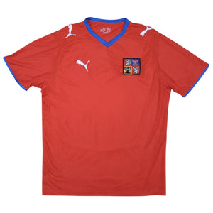 Czech Republic 2008-09 Home Shirt ((Excellent) M)_0