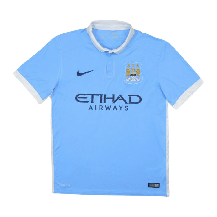 Manchester City 2015-16 Home Shirt (M) (Mint)