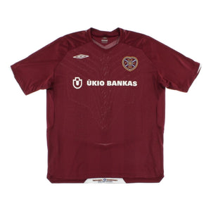 Hearts 2008-09 Home Shirt ((Good) XXL)_0