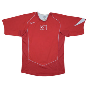 Turkey 2004-06 Home Shirt ((Mint) M)_0