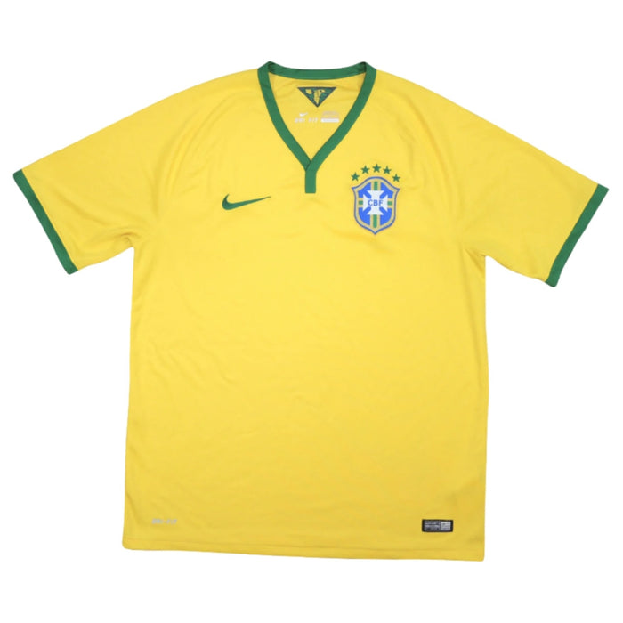 Brazil 2014-15 Home Shirt ((Excellent) L)