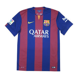 Barcelona 2014-15 Home Shirt (XL Boys) (Very Good)_0