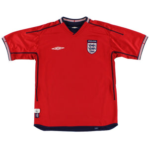 England 2002-04 Away Shirt ((Excellent) XL) (Your Name)_3