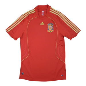 Spain 2008-2009 Home Shirt (S) (Mint)_0
