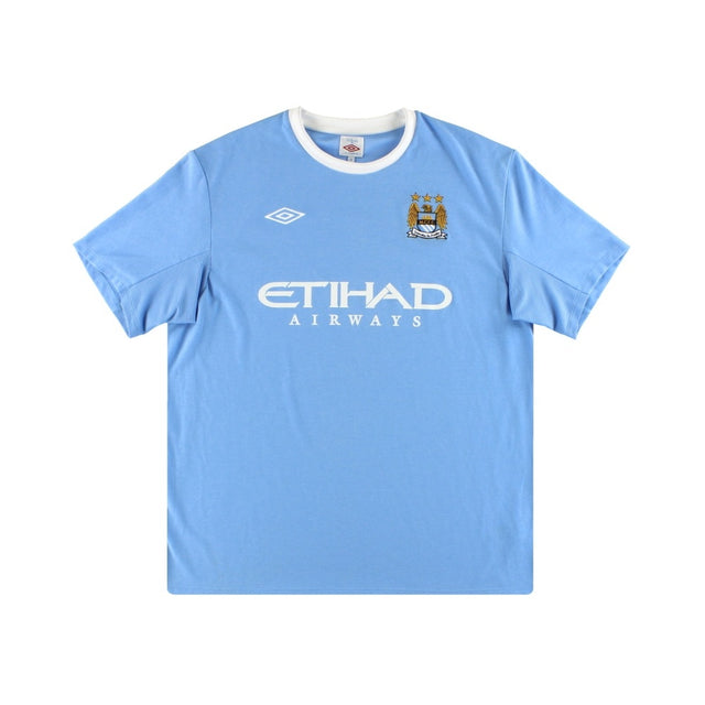 Manchester City 2009-10 Home Shirt (L) (Excellent)_0