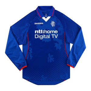 Rangers 2002-2003 Long Sleeved Home Shirt (XL) (Excellent)_0