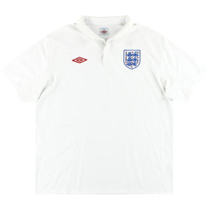 England 2009-10 Home Shirt (M) (Good)_0