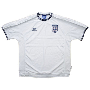 England 1999-00 Home Shirt (M) (Good) (Gascoigne 8)_3