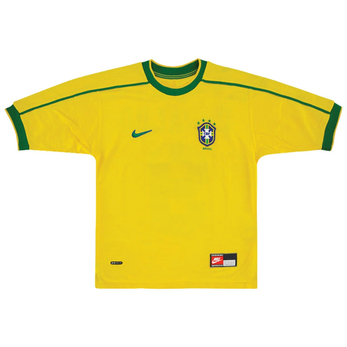 Brazil 1998-00 Home Shirt (L) (Very Good)