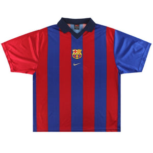 Barcelona 2000-01 Home Shirt (L) (Very Good)_0