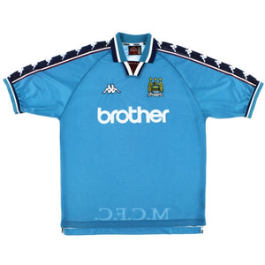 Manchester City 1997-99 Home Shirt (M) (Excellent)_0