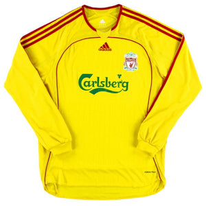 Liverpool 2006-07 Long Sleeve Away Shirt (XL) Fowler #9 (Very Good)_1