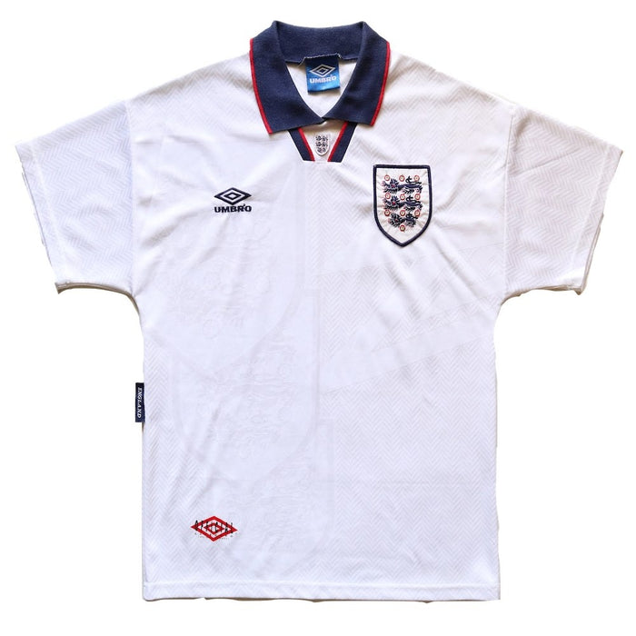 England 1993-1995 Home Shirt (XL) (Excellent)