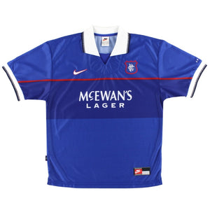 Rangers 1997-99 Home Shirt (XL Boys) (Excellent)_0
