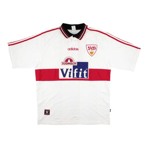 VFB Stuttgart 1996-97 Home Shirt (Bobic #11) ((Very Good) XL)_1