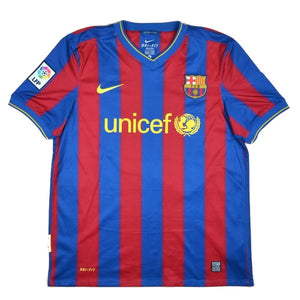 Barcelona 2009-2010 Home Shirt (XL) (Excellent)_0