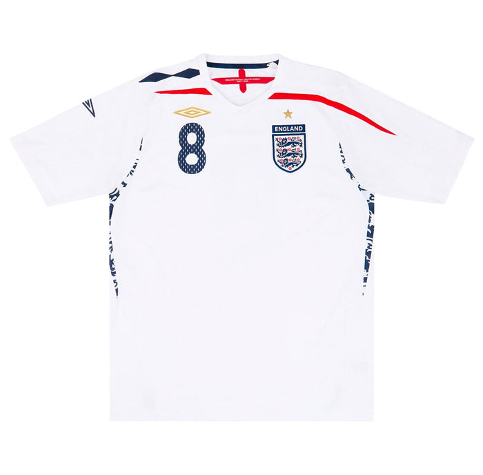 England 2007-09 Home Lampard #8 (M) (Fair)