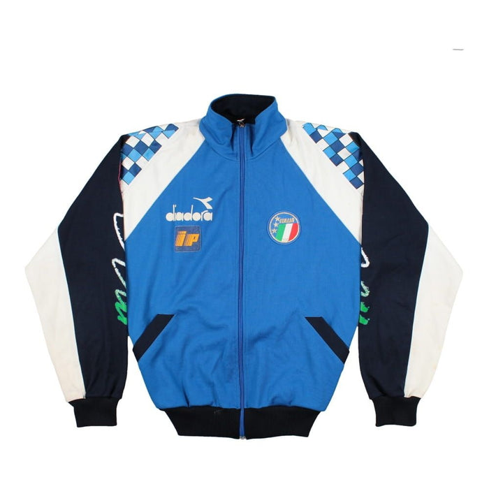 Italy 1990 Tracksuit Jacket Player Issue ((Excellent) L)