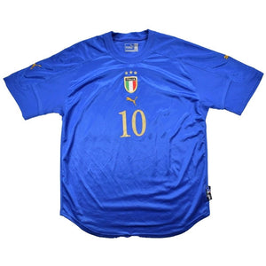 Italy 2004-06 Home Shirt (Totti #10) ((Very Good) S)_1