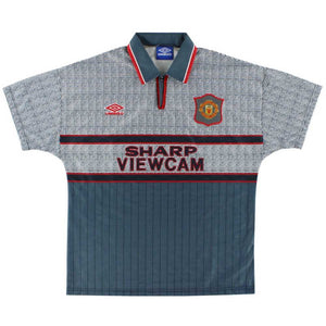 Manchester United 1995-1996 Away Shirt (L) (Excellent) (Irwin 3)_2