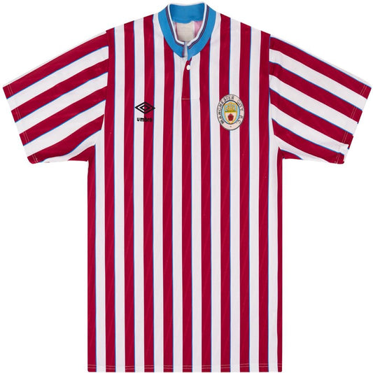 Manchester City 1988-89 Away Shirt (M) (Excellent)_0