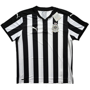 Newcastle United 2017-18 Home Shirt (Sponserless) (L) (Excellent)_0