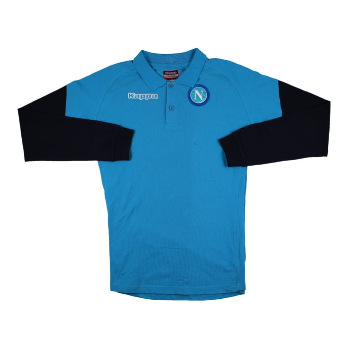 Napoli 2017-18 Kappa Long Sleeve Football Training Shirt (XXL) (Excellent)