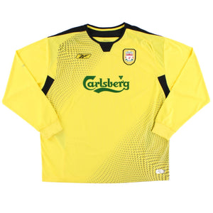 Liverpool 2004-05 Long Sleeve Away Shirt (M) (Fair) (Dudek 1)_2