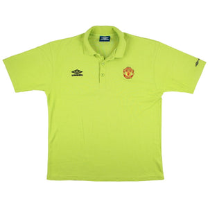 Manchester United 1998-2000 Polo Shirt (L) (Excellent)_0